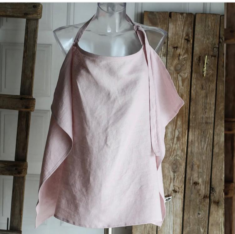 Linen Breastfeeding Cover, Linen Nursing Cover Up, Linen Bab