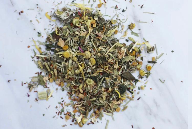 Lactation Loose Leaf Tea Amber Refillable Jar 100% Organic