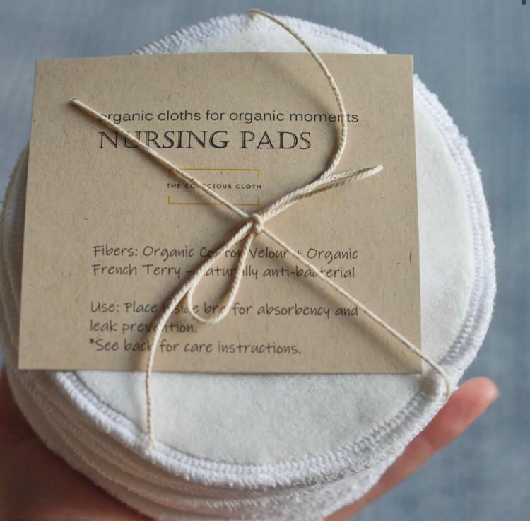 Organic Reusable Nursing Pads - Gots Breastfeeding Shields